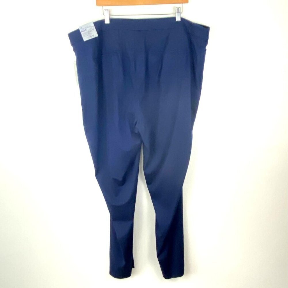 Catherines Universal Dress Pants Women's Size 30WT 30W Tall Blue Straight NEW